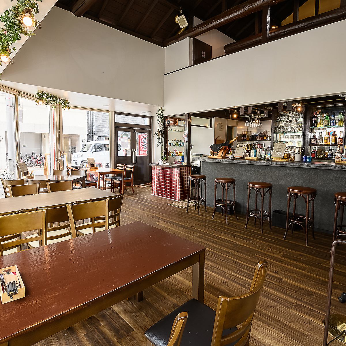 ペットと一緒にご来店OK♪　ゆっくりとお寛ぎいただけます♪