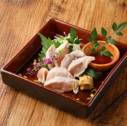 霜降りささみのお造り