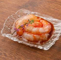 甘エビのユッケ