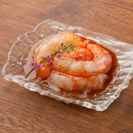 甘エビのユッケ