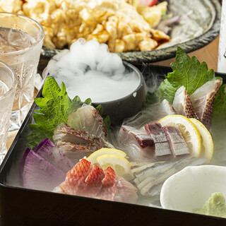 各種忘年会に♪120分飲放付おんの贅沢コース10品5500円⇒5000円