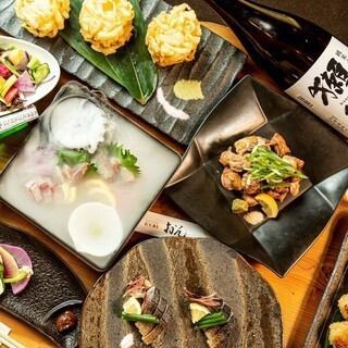 ★夏を感じる食材がいっぱい★2時間飲み放題付き『夏の創作うまいもんコース』6000円→5500円！