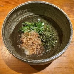 京おぼろ豆富の鬼みぞれ揚げ出汁