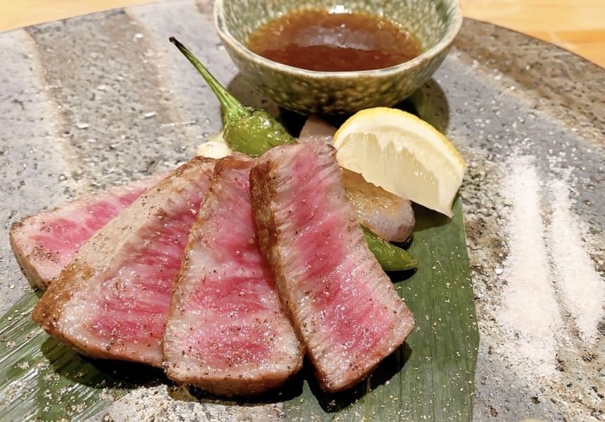 《頬張る、絶品お肉をご賞味あれ》A4ランク宮崎牛から獲れる希少部位◎　イチボのステーキ　2380円(税込)