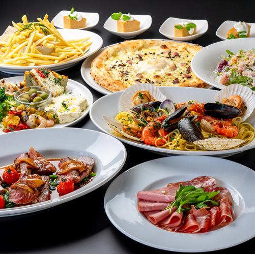 [From 3/3 onwards] If you want to enjoy both seafood and meat, try our special course! All 13 dishes with all-you-can-drink