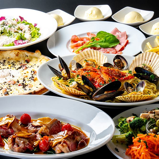 種類豊富な料理・ドリンクをご用意♪コースのご利用もお待ちしております!