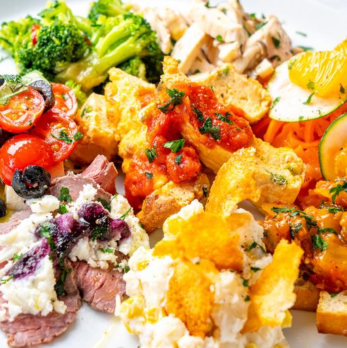 Assortment of seasonal appetizers