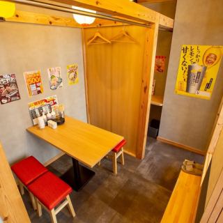 少人数のお集まりも、ゆったり寛げる掘りごたつ席の個室のご利用OK♪居心地の良い空間で、まったりお料理やお酒をお楽しみいただけます☆