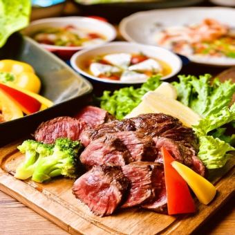 春の伊ノ祐おすすめコース★お肉2種盛(ハラミ)など2H飲み放題全8品6000円(税込)→5500円(税込)！
