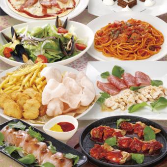 2時間飲み放題付！華(はな)プラン〈全8品〉お得！平日(月～木)4,000円