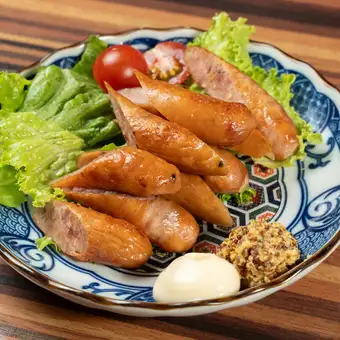 ソーセージ炭焼き