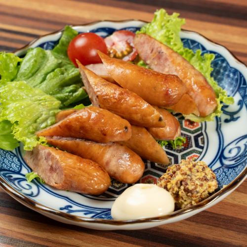ソーセージ炭焼き