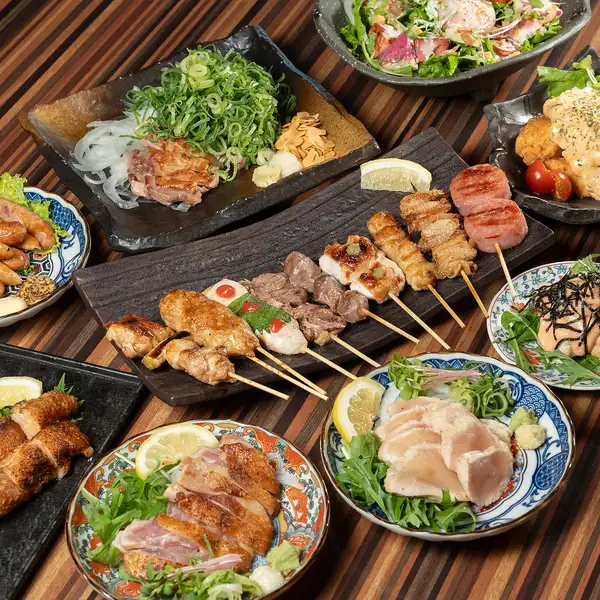 飲み放題付きで充実の「満足!焼鳥コース」