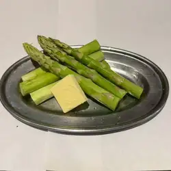 Grilled asparagus