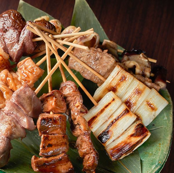 A variety of special <<skewers>>