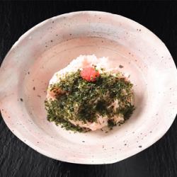 Sea-scented cod roe potato salad