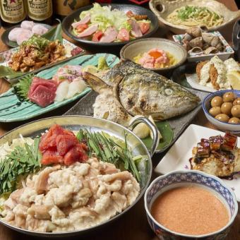 2小時暢飲套餐,含豬肋排(炸豬肋排)【年末新年派對可選】可加購生啤酒。 6000日元,選擇14道菜式,滿足您的味蕾。