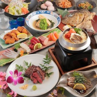 2時間飲み放題.釜飯付き【歓迎会、送別会◎】ウメダ倶楽部、春食材贅沢コース全15品5500円(税込)