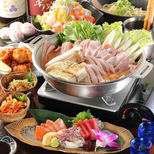 贅沢にしゃぶしゃぶや寿司食べ放題が楽しめる♪