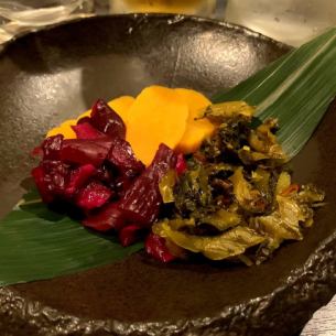 漬物盛り合わせ