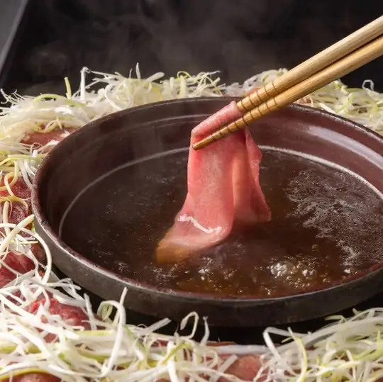 【牛タンを堪能!】肉寿司&牛タン焼きしゃぶ付全8品120分飲み放題付⇒5000円