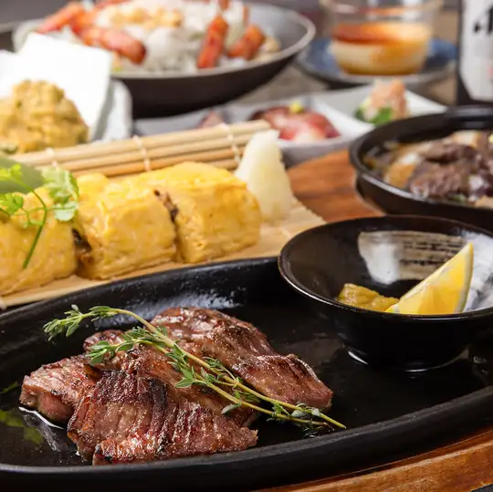 【豪华肉食盛宴】厚切牛舌&牛裙肉套餐♪共8道菜，含120分钟畅饮，¥5500 → ¥5000