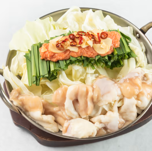 国産牛明太もつ鍋 一人前