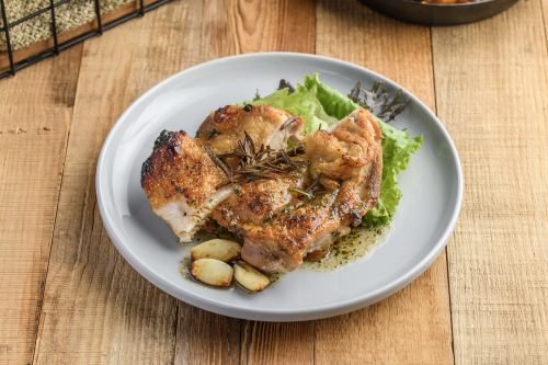 Herb-grilled chicken thigh