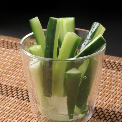 【シャキシャキ!】キンキンに冷えた夏野菜を特製みそだれで!