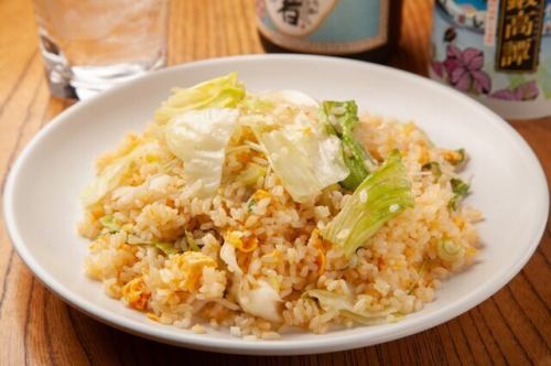 Lettuce fried rice