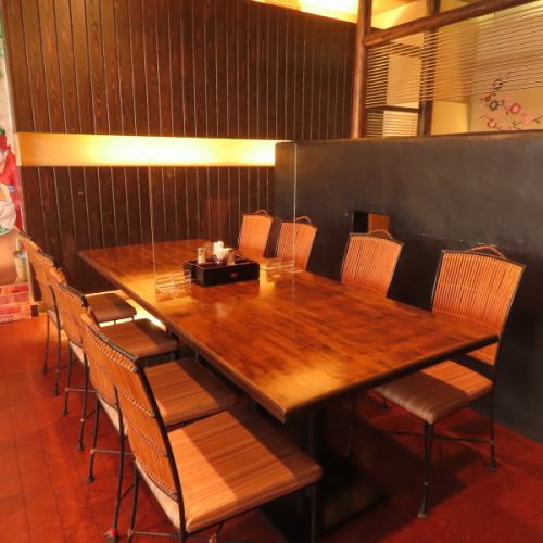 We have 20 table seats that can be arranged ◎ Can be used for a wide range of purposes, such as welcome and farewell parties, after-parties, etc.!