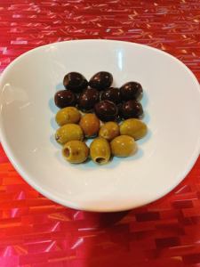 Assorted olives