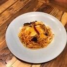 揚げ茄子とモッツァレラチーズの辛口ミートソース
