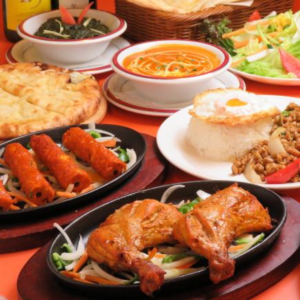 【아라티 코스】전 11품+150분 음료 무제한 3,800엔(부가세 포함) 4분~