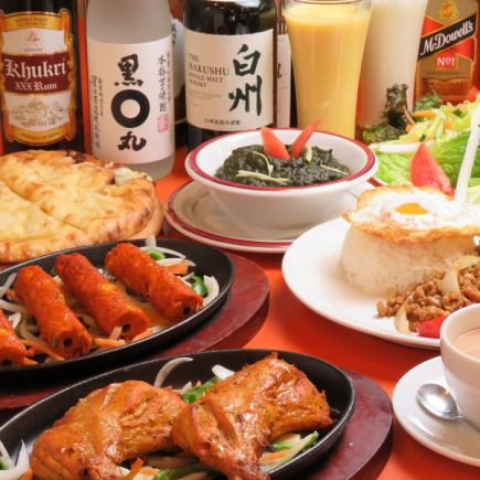 全9種類2H食べ飲み放題3500円♪忘年会に！【幹事特典】10名様以上のご予約で1名様分サービス中☆