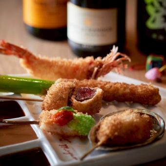 【飲み放題付き】最上の串15品コース
