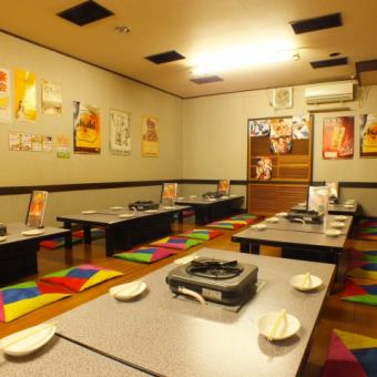 We have a tatami room that can accommodate up to 40 people ♪ You can also reserve a banquet for a large number of people!