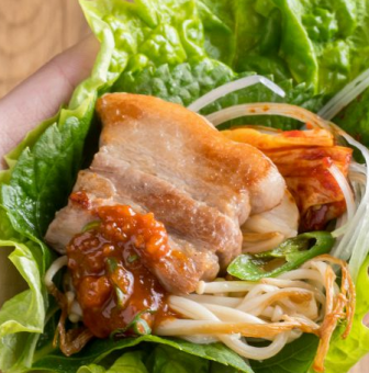 [2 hours of all-you-can-drink included♪ Great for welcome and farewell parties♪] Chewy Samgyeopsal course♪ 7 dishes ⇒ 5,500 yen (tax included)