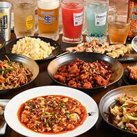 飲放2時間付4500円【お楽しみコース】定番おつまみ～シメまで全10品のリーズナブルなコース！