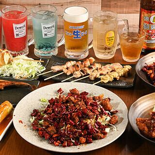 飲放2時間付5000円【肉・酒場コース】人気の"肉メニュー"を中心に全11品！大満足コース！