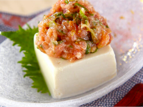 The seafood menu is also extensive! The popular "Tofu Negitoro"