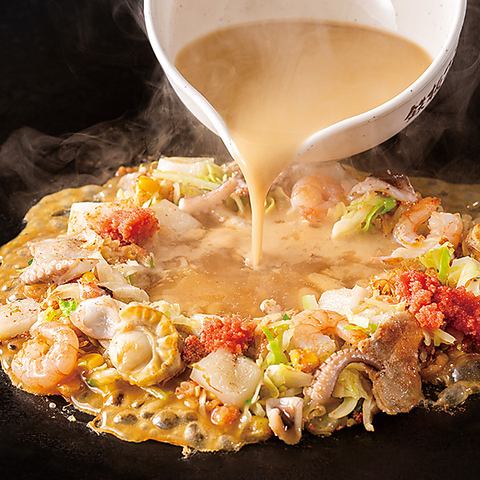 【人気ナンバーワン！】もち明太子チーズもんじゃ