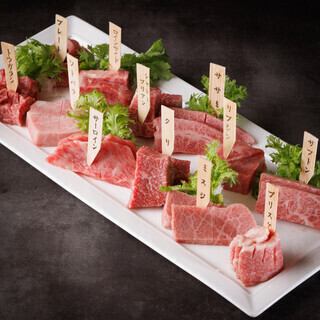 【スペシャルセット】A5黒毛和牛の希少部位12種盛り合わせ！
