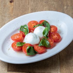 Caprese of tomato and mozzarella