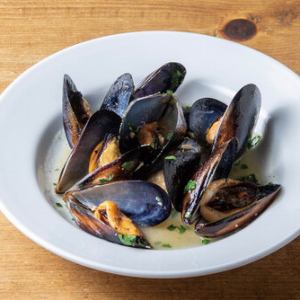 Mussels white wine steamed