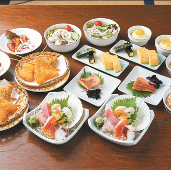 【忘新年会居酒屋コース】旬の食材を豊富に使用★お料理のみ全8品3500円(税込)