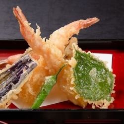 Shrimp tempura set meal