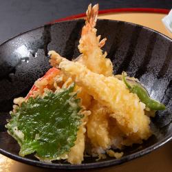 Shrimp tempura bowl set