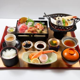 [New Year's Menu] New Year's Sashimi and Tempura Set