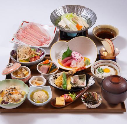 [Same-day reservations accepted!] Goryo Gozen (with Japanese Black Beef Sukiyaki) - 3,680 yen (tax included)
